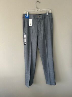 Haggar Cool Right Performance Pant in Chambray 32x32